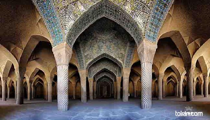 Shiraz-Vakil Mosque
(toiran.com / Photo by Hooman Nobakht)
